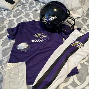 Franklin Youth Medium Baltimore Ravens Uniform New customizable